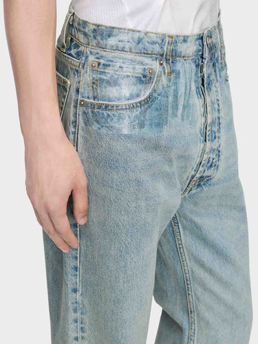 Maison Margiela Hombre Barcelona Jeans Rectos Cinta color Azul Denim sku 522-003070 01 - Foto 5