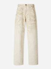 Willy Chavarria Hombre Barcelona Jeans Anchos Bad Bow color Marfil sku 522-003071 01 - Foto 1