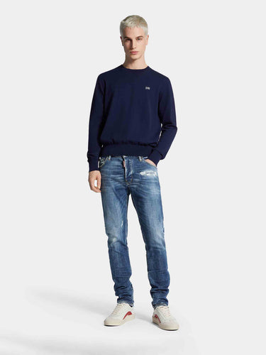 Dsquared2 Hombre Barcelona Jeans Skater color Azul Denim sku 522-003081 01 - Foto 2