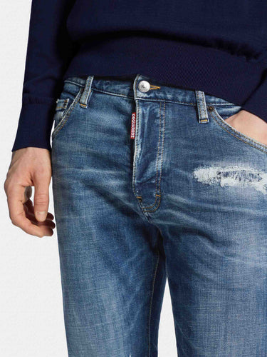 Dsquared2 Hombre Barcelona Jeans Skater color Azul Denim sku 522-003081 01 - Foto 4