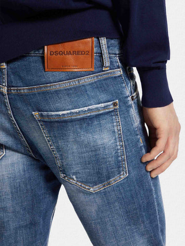 Dsquared2 Hombre Barcelona Jeans Skater color Azul Denim sku 522-003081 01 - Foto 5