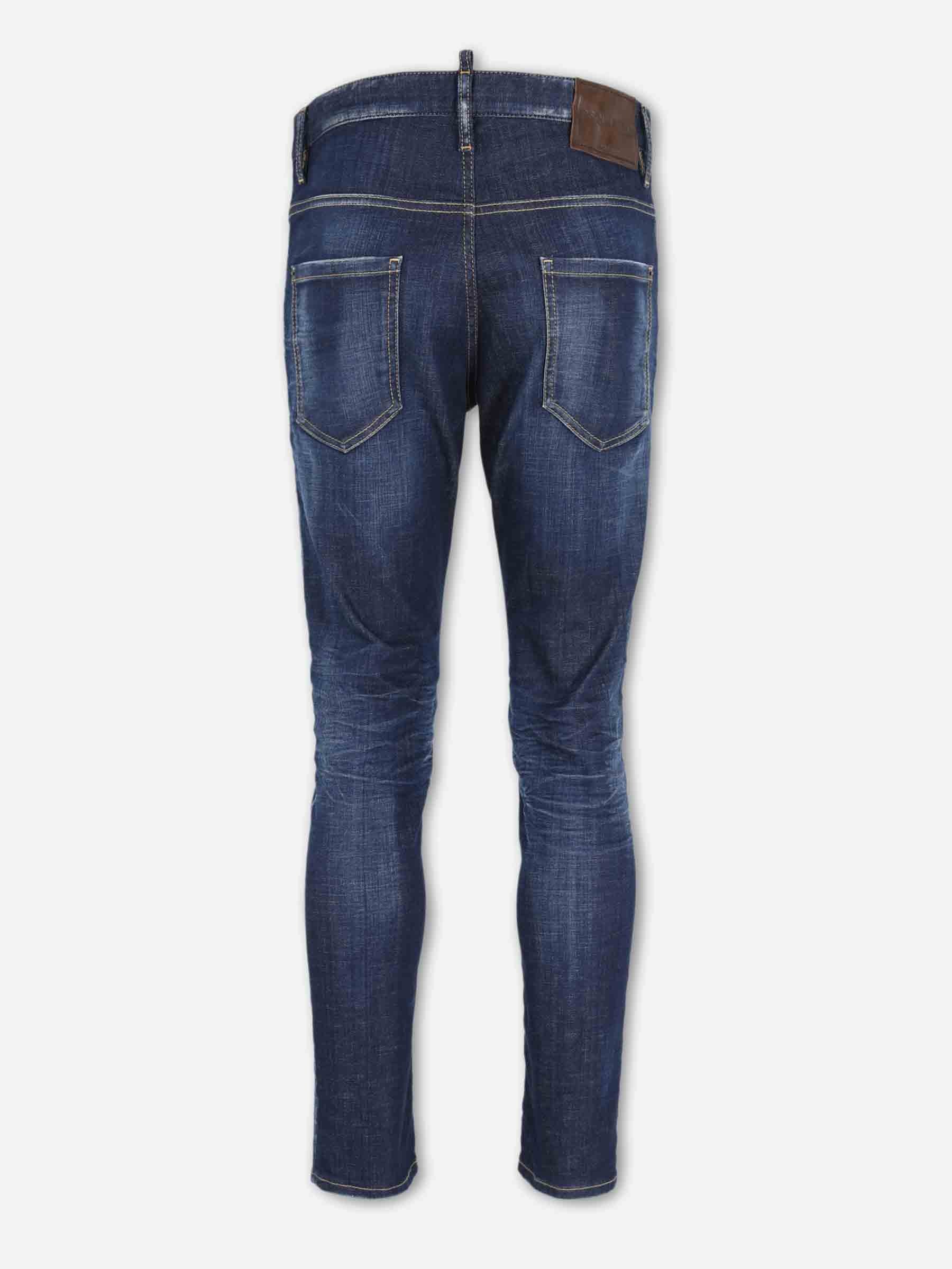 Dsquared2 Hombre Barcelona Jeans Slim Skater color Azul Denim Oscuro sku 522-003083 01 - Foto 2