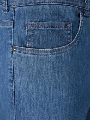 Canali Hombre Barcelona Jeans Rectos Algodón color Azul Denim sku 522-003085 02 - Foto 3
