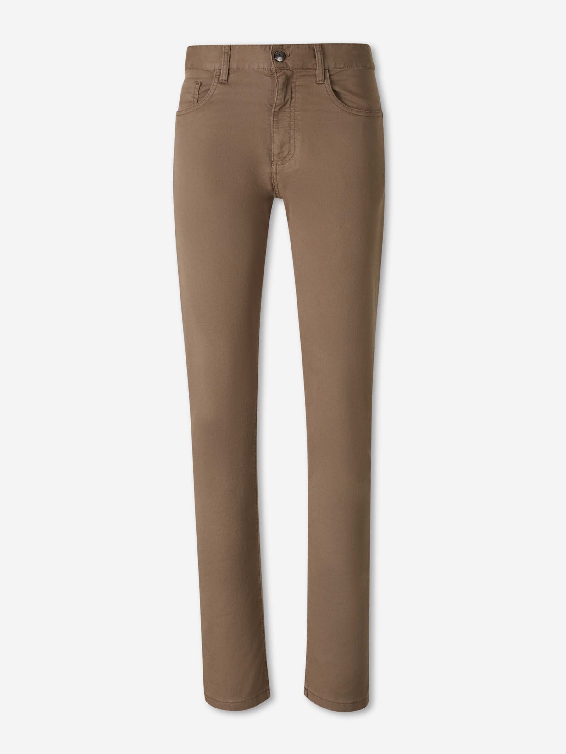 Canali Hombre Barcelona Jeans Rectos Clásicos color Marrón sku 522-003086 02 - Foto 1