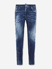 Dsquared2 Hombre Barcelona Jeans Tidy Biker color Azul Denim sku 522-003094 01 - Foto 1