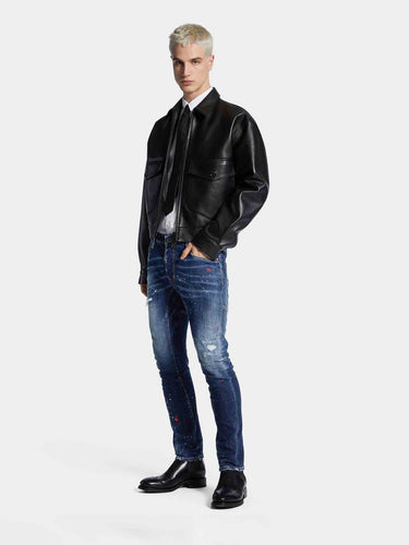 Dsquared2 Hombre Barcelona Jeans Tidy Biker color Azul Denim sku 522-003094 01 - Foto 2
