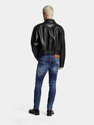 Dsquared2 Hombre Barcelona Jeans Tidy Biker color Azul Denim sku 522-003094 01 - Foto 4