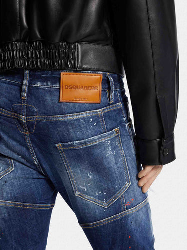 Dsquared2 Hombre Barcelona Jeans Tidy Biker color Azul Denim sku 522-003094 01 - Foto 5