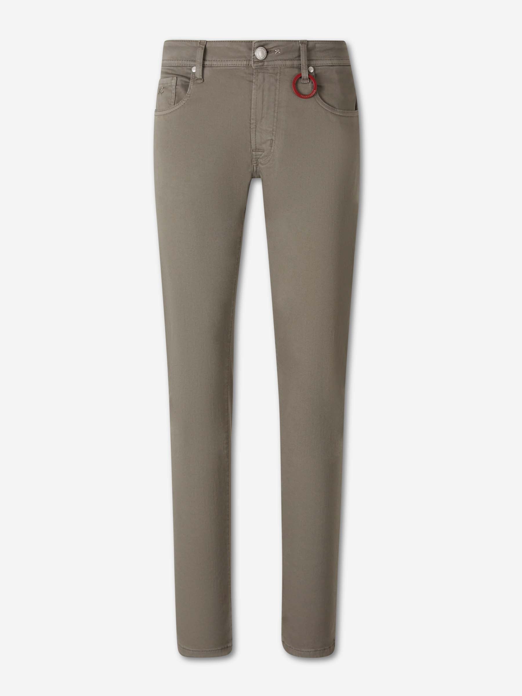 Tramarossa Hombre Barcelona Jeans Slim Algodón color Verde Militar sku 522-003100 02 - Foto 1