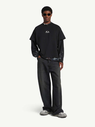 Balenciaga Hombre Barcelona Jeans Anchos color Negro sku 522-003108 01 - Foto 2