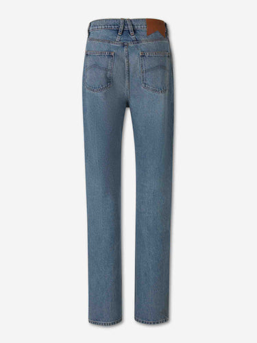 Rhude Hombre Barcelona Jeans Rectos Algodón color Azul Denim sku 522-003114 01 - Foto 3