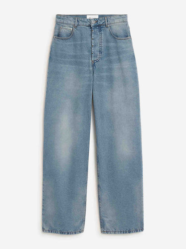 Ami Paris Hombre Barcelona Jeans Anchos Algodón color Azul Denim sku 522-003126 01 - Foto 1