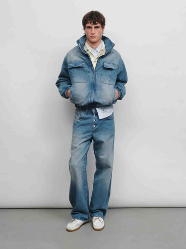 Carrer Hombre Barcelona Jeans Anchos color Azul Denim sku 522-003129 01 - Foto 2