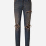 Amiri Hombre Barcelona Jeans Ultrasuede MX1 color Azul Denim Oscuro sku 522-003133 01 - Foto 1
