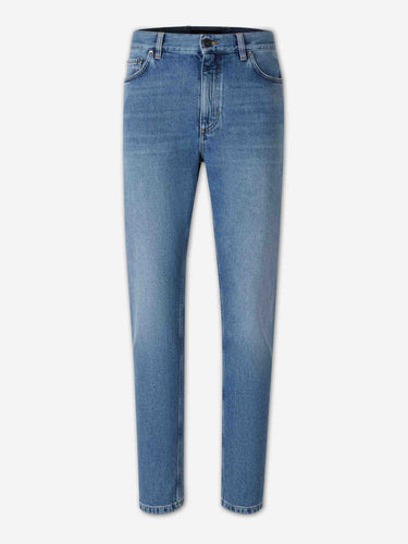 Zegna Hombre Barcelona Jeans Rectos Algodón color Azul Denim sku 522-003140 01 - Foto 1