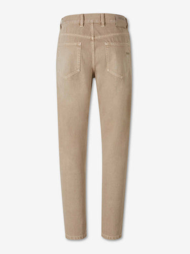 Zegna Hombre Barcelona Jeans Rectos Algodón color Camel sku 522-003141 01 - Foto 2