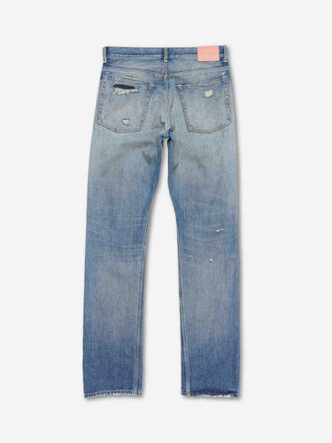 Acne Studios Hombre Barcelona Jeans Rectos Rotos color Azul Denim sku 522-003146 01 - Foto 2