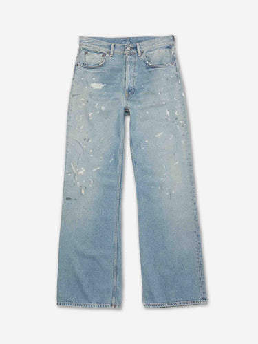 Acne Studios Hombre Barcelona Jeans Anchos Pintura color Azul Denim Claro sku 522-003157 01 - Foto 1