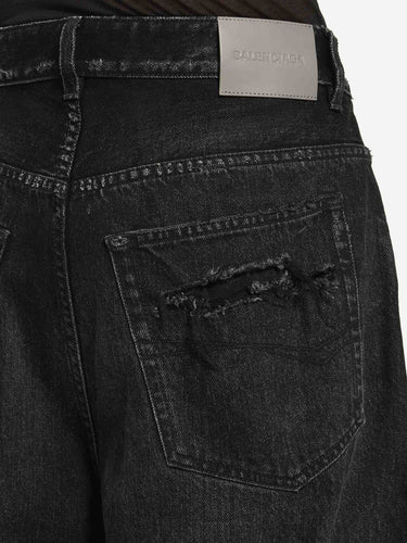 Balenciaga Hombre Barcelona Jeans Anchos Curvados color Negro sku 522-003161 01 - Foto 5