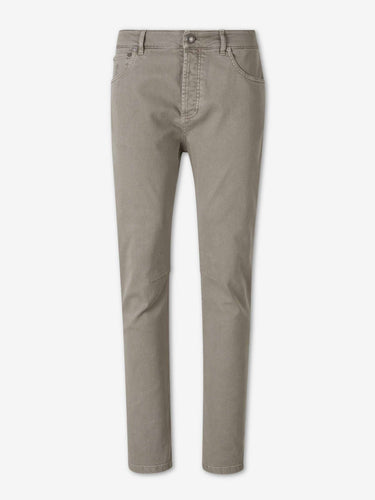 Brunello Cucinelli Hombre Barcelona Jeans Rectos Algodón color Beige sku 522-003162 01 - Foto 1