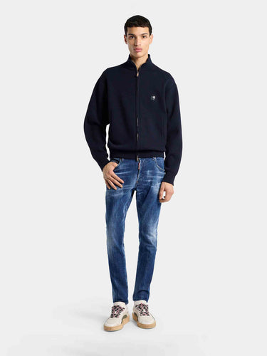 Dsquared2 Hombre Barcelona Jeans Dark Milky Way Skater color Azul Denim Oscuro sku 522-003187 01 - Foto 2