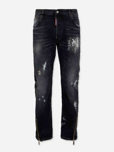 Dsquared2 Hombre Barcelona Jeans Rectos Efecto Pintura color Negro sku 522-003188 01 - Foto 1