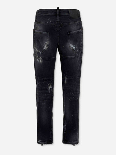 Dsquared2 Hombre Barcelona Jeans Rectos Efecto Pintura color Negro sku 522-003188 01 - Foto 3