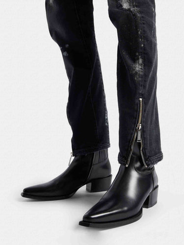 Dsquared2 Hombre Barcelona Jeans Rectos Efecto Pintura color Negro sku 522-003188 01 - Foto 5