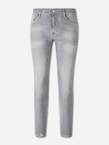 Dsquared2 Hombre Barcelona Jeans Pitillo Desgastado color Gris Claro sku 522-003190 01 - Foto 1