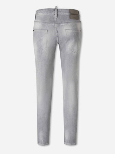Dsquared2 Hombre Barcelona Jeans Pitillo Desgastado color Gris Claro sku 522-003190 01 - Foto 2