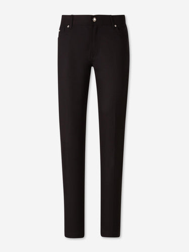 Marco Pescarolo Hombre Barcelona Pantalones Rectos Cashmere color Negro sku 522-003197 02 - Foto 1
