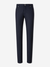 Marco Pescarolo Hombre Barcelona Pantalones Rectos Cashmere color Azul Noche sku 522-003197 03 - Foto 1