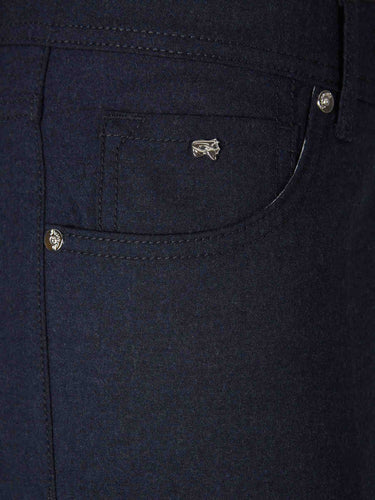 Marco Pescarolo Hombre Barcelona Pantalones Rectos Cashmere color Azul Noche sku 522-003197 03 - Foto 3