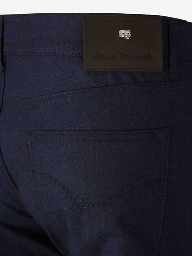 Marco Pescarolo Hombre Barcelona Pantalones Rectos Cashmere color Azul Noche sku 522-003197 03 - Foto 4