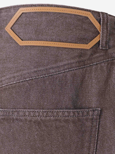 Jacquemus Hombre Barcelona Jeans Anchos de-Nîmes Tempo color Marrón sku 522-003198 01 - Foto 3