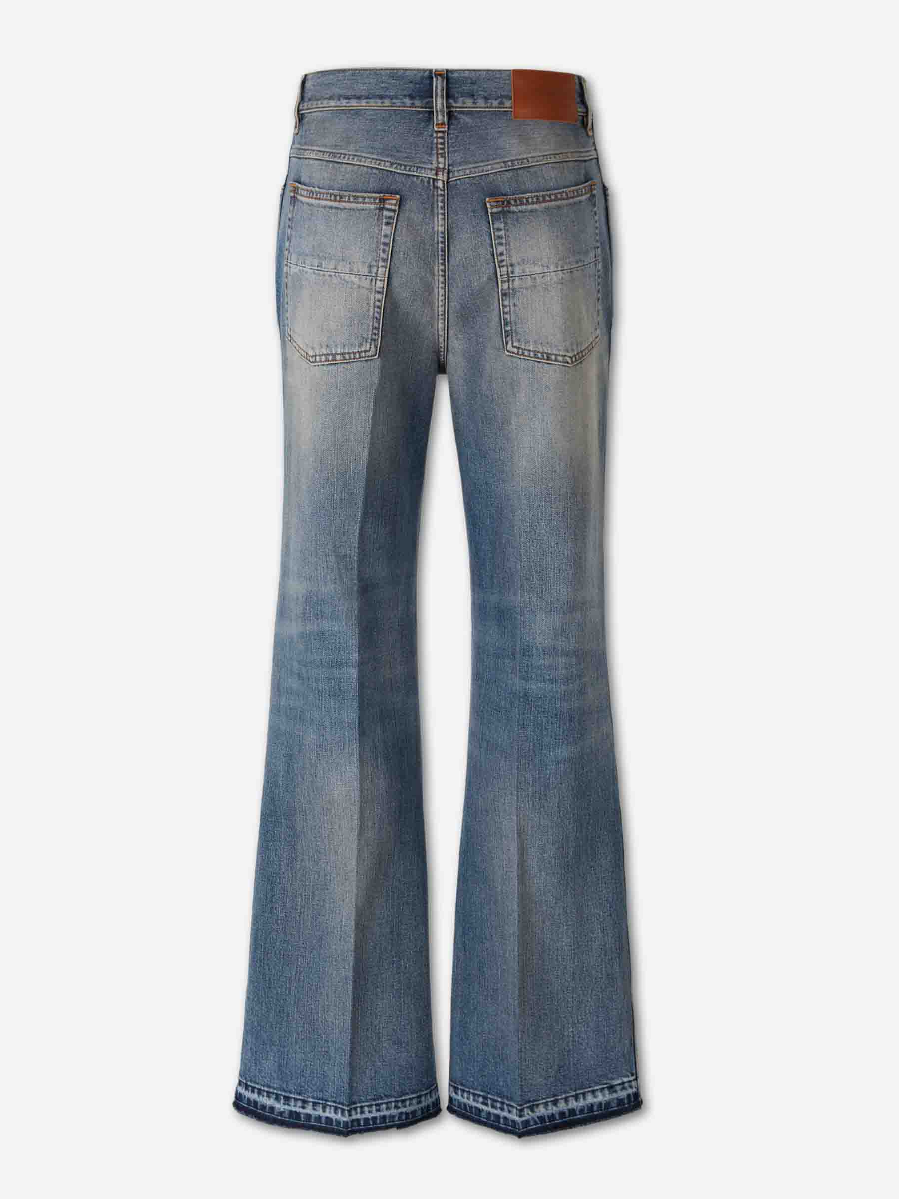 Amiri Hombre Barcelona Jeans Flared Algodón color Azul Denim sku 522-003209 01 - Foto 2