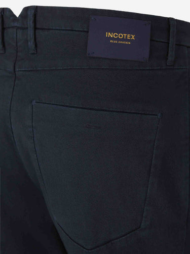 Incotex Blue Hombre Barcelona Pantalones Sarga Rectos color Azul Marino sku 522-003219 01 - Foto 4