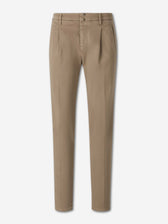 Incotex Blue Hombre Barcelona Pantalones Sarga Rectos color Camel sku 522-003219 02 - Foto 1