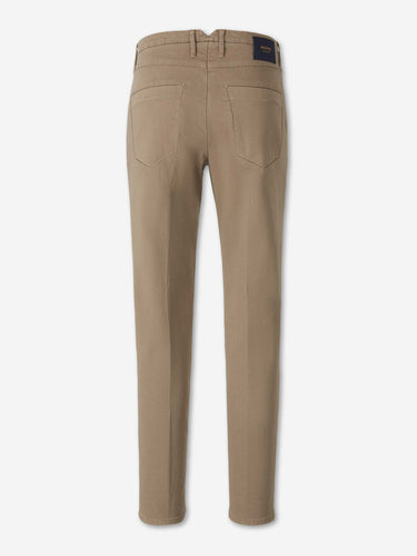 Incotex Blue Hombre Barcelona Pantalones Sarga Rectos color Camel sku 522-003219 02 - Foto 2