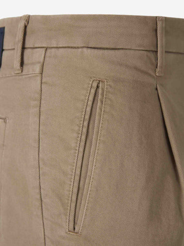 Incotex Blue Hombre Barcelona Pantalones Sarga Rectos color Camel sku 522-003219 02 - Foto 3