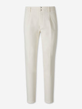 Incotex Blue Hombre Barcelona Pantalones Sarga Rectos color Marfil sku 522-003220 01 - Foto 1