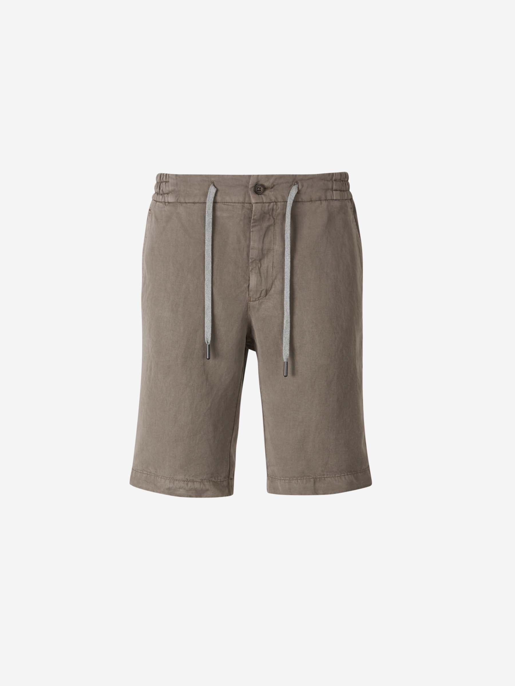 Santa Eulalia Hombre Barcelona Bermudas Rectas Lino color Camel sku 523-001134 02 - Foto 1