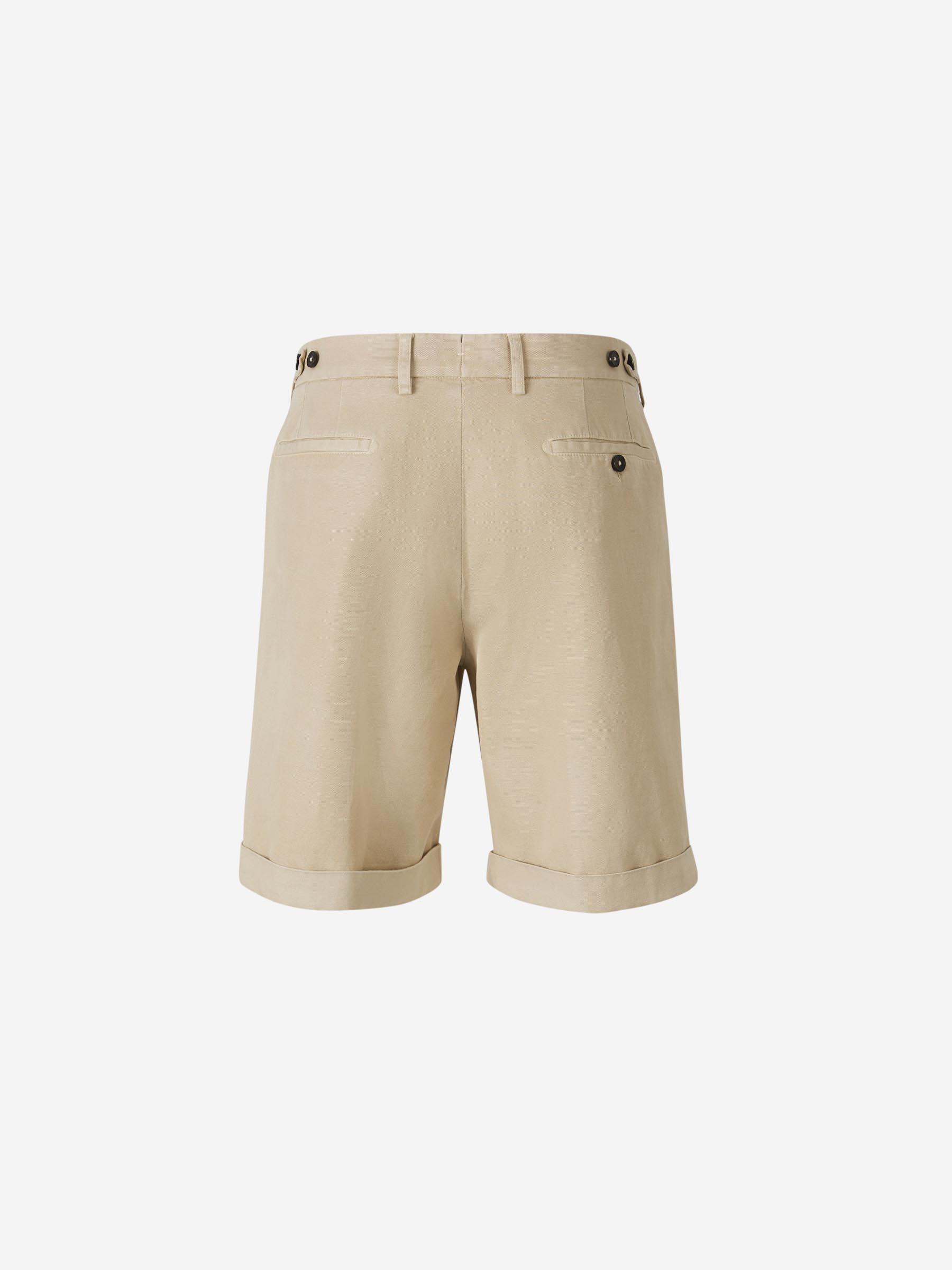 Santa Eulalia Hombre Barcelona Bermudas Rectas Lino color Beige sku 523-001135 01 - Foto 2