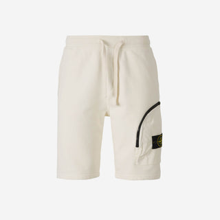 Stone Island Hombre Barcelona Bermudas Logo Algodón color Marfil sku 523-001144 01 - Foto 1