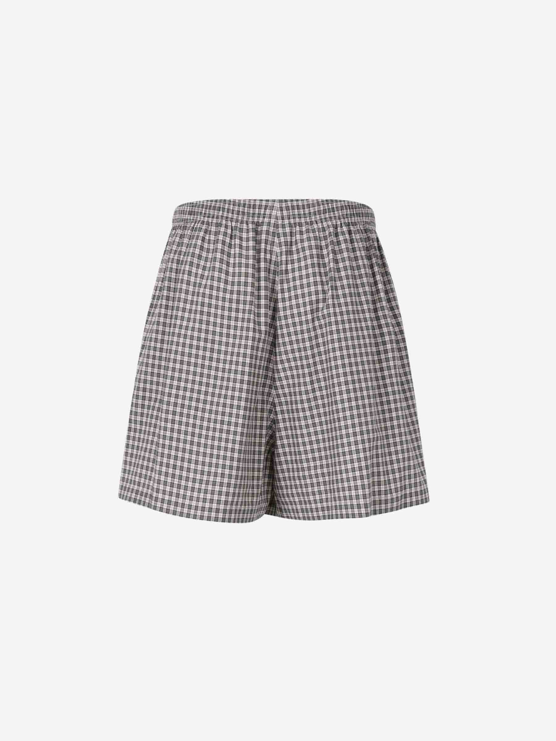 Balenciaga Hombre Barcelona Bermudas Cuadros Algodón color Beige sku 523-001167 01 - Foto 2