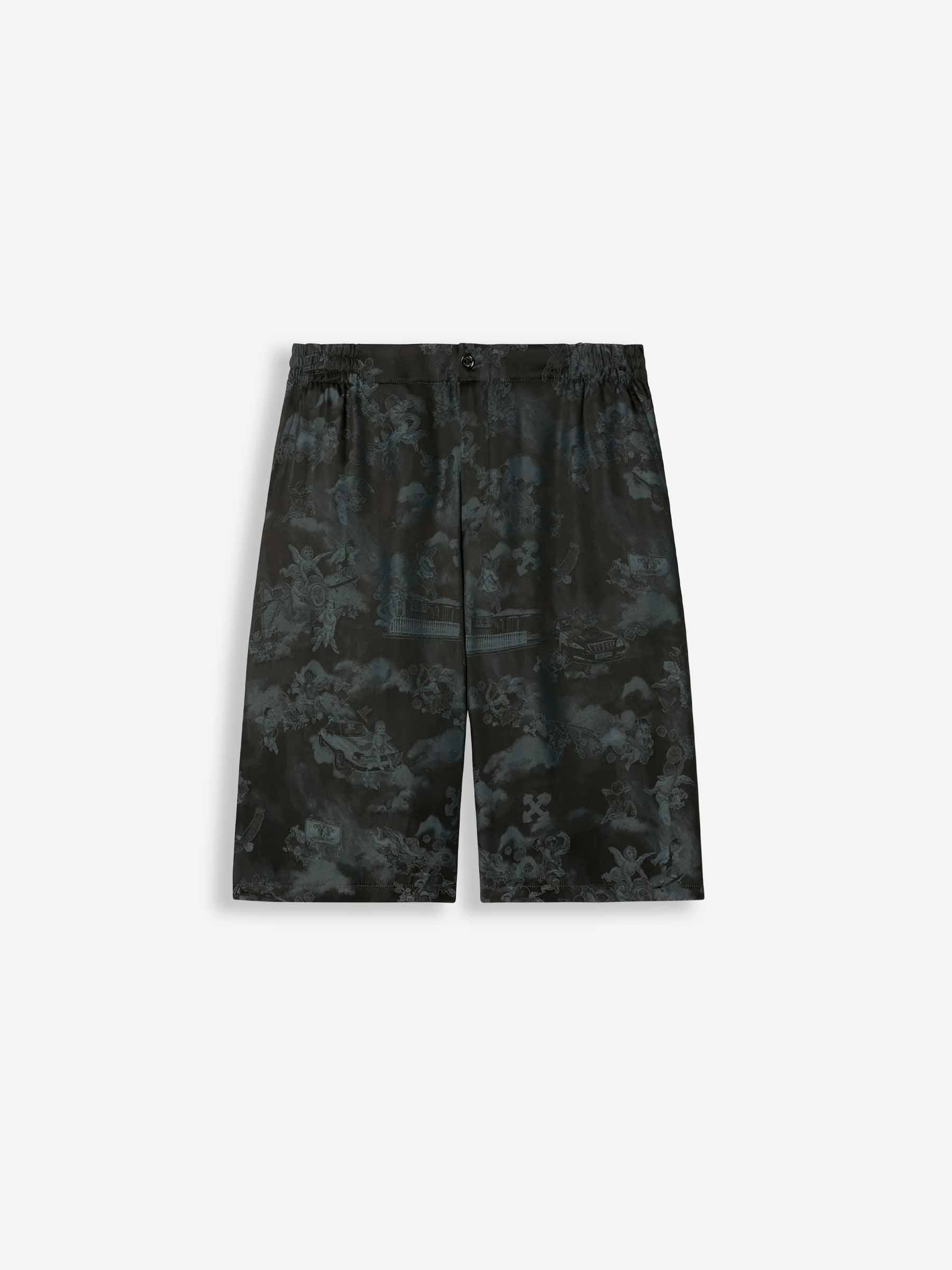 Off-White Hombre Barcelona Bermudas Bolos Jacquard color Negro sku 523-001178 02 - Foto 1