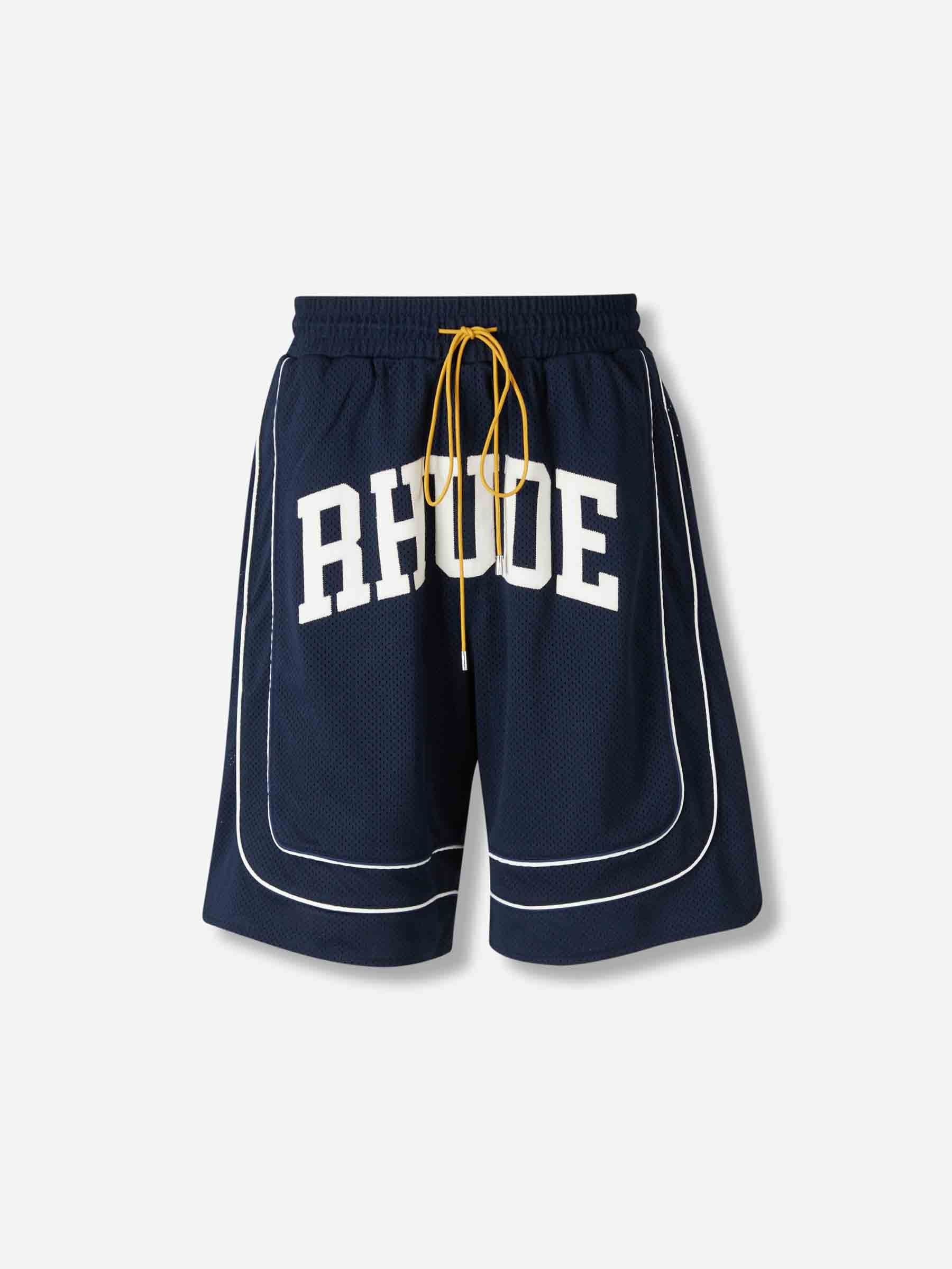 Rhude Hombre Barcelona Bermudas Collegiate Logo color Azul Marino sku 523-001189 01 - Foto 1