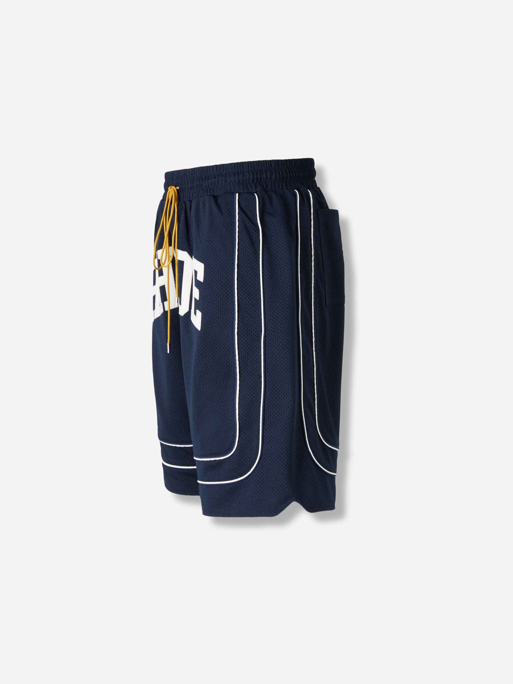 Rhude Hombre Barcelona Bermudas Collegiate Logo color Azul Marino sku 523-001189 01 - Foto 2