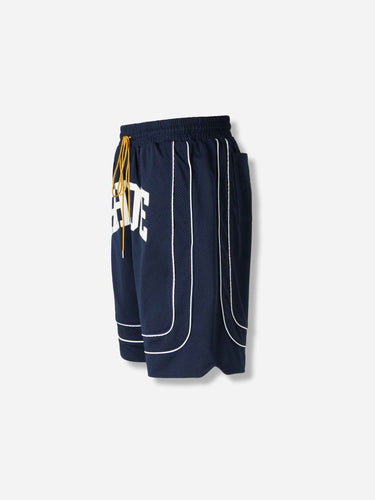 Rhude Hombre Barcelona Bermudas Collegiate Logo color Azul Marino sku 523-001189 01 - Foto 2