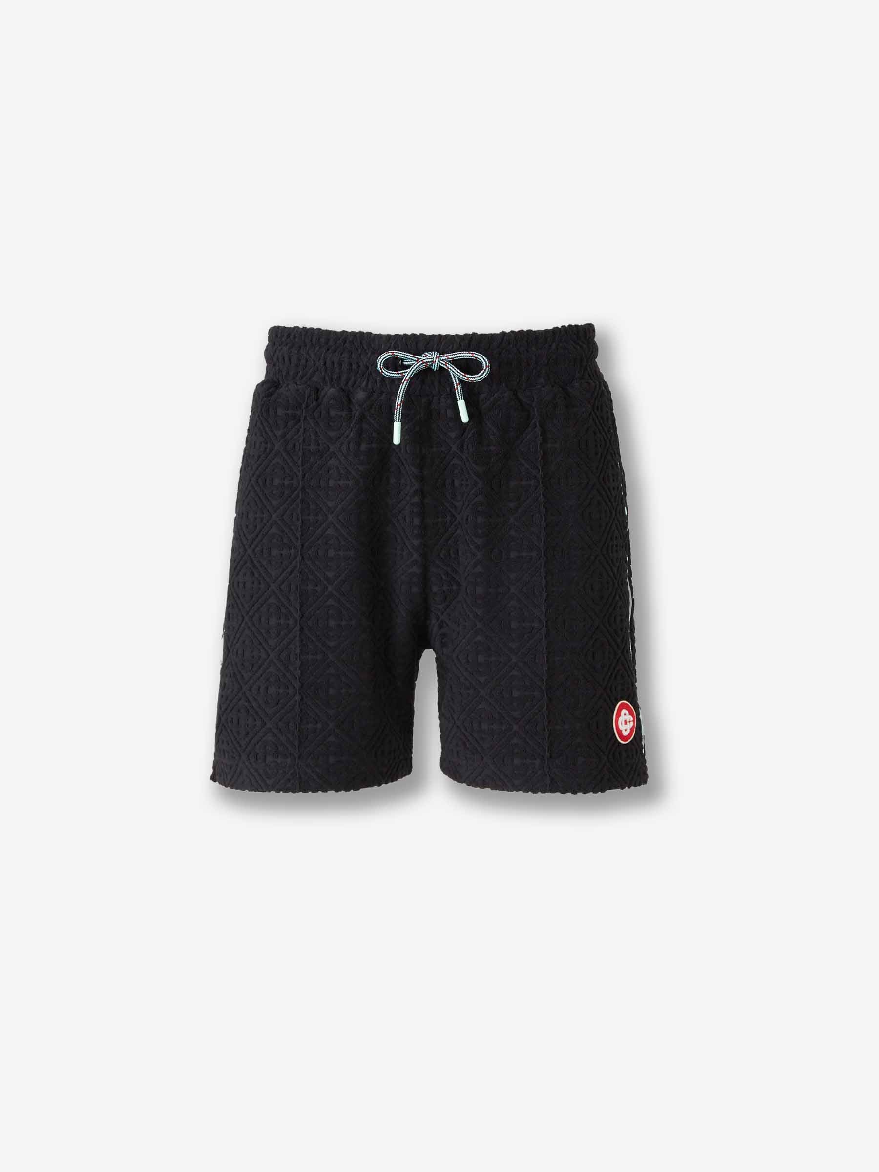 Casablanca Hombre Barcelona Bermudas Monogram Towelling color Negro sku 523-001196 01 - Foto 1